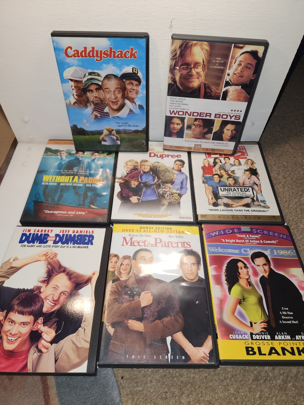 Mixed Comedy DVD Movie Collection - Assorted Covers (Black)